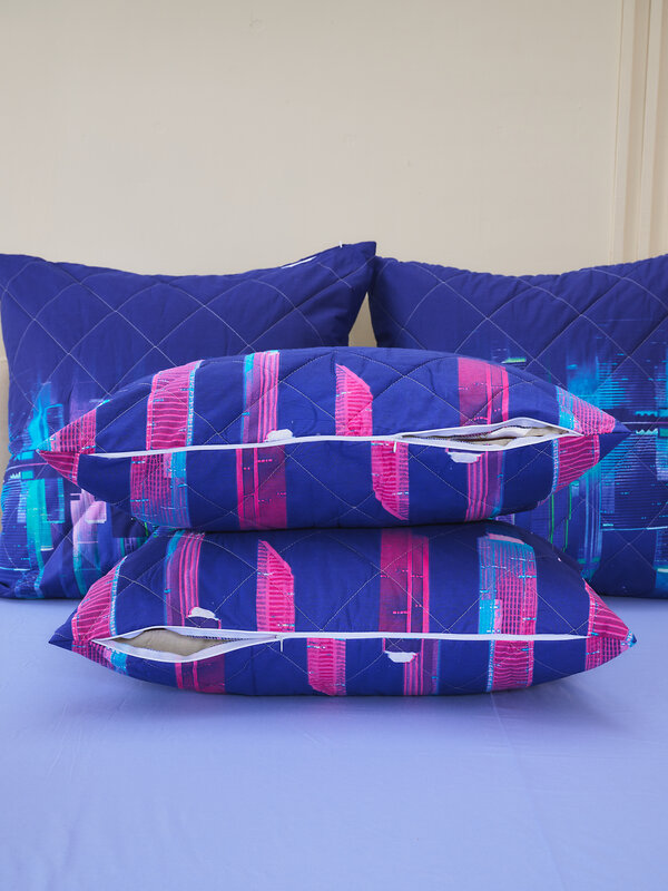 Текс-плюс КПБ Общий 577222 00-00246412 лето из поплина с простыней на резинке - Сити Найт