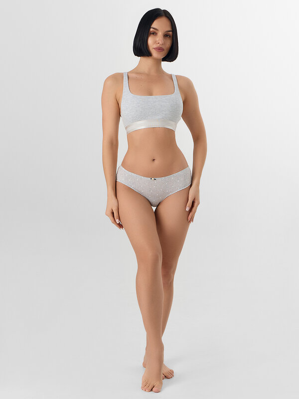 MARK FORMELLE Трусы 577275 412539 сердечки на сером меланже