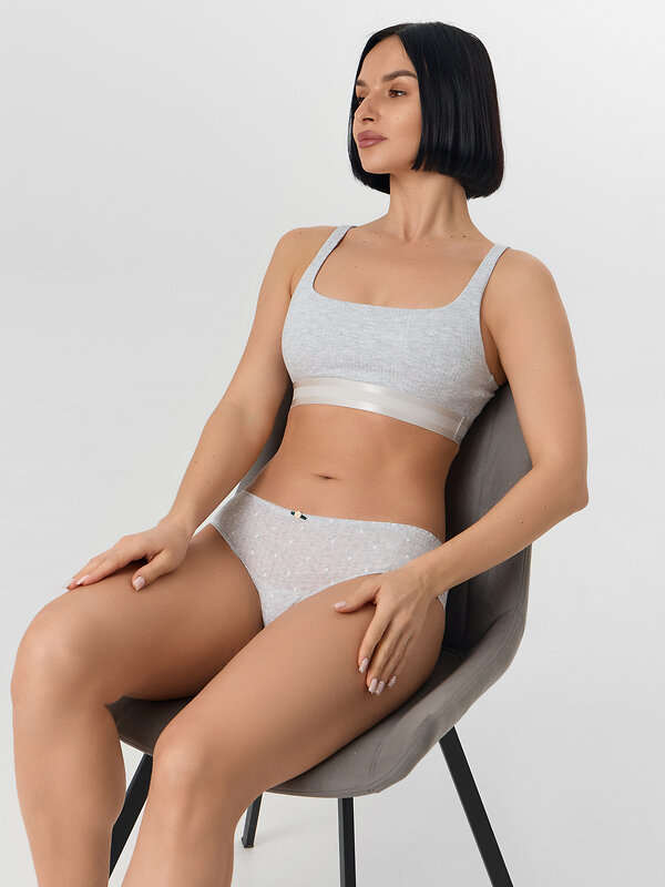 MARK FORMELLE Трусы 577275 412539 сердечки на сером меланже