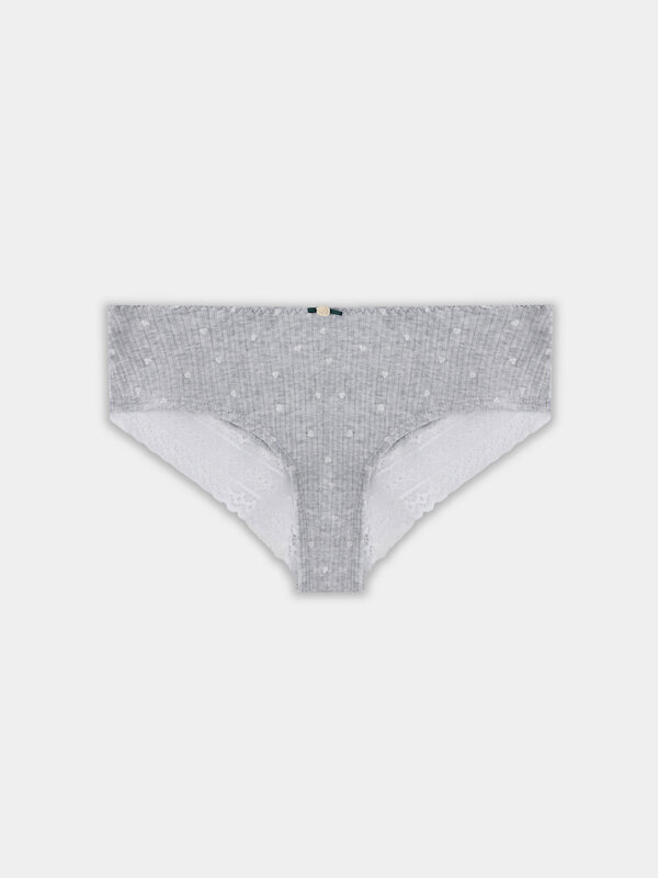MARK FORMELLE Трусы 577275 412539 сердечки на сером меланже
