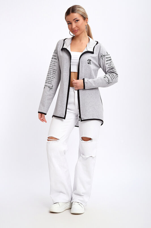 Натали Туника 577306 85036 серый