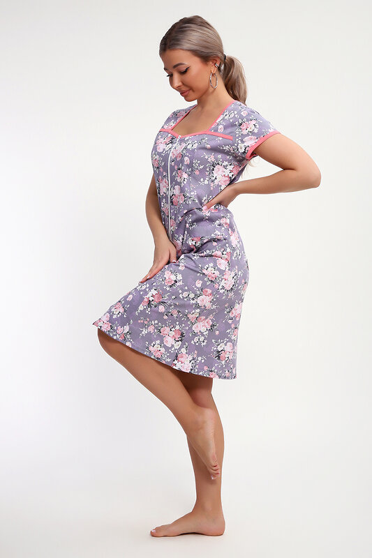 Натали Халат 577308 85037 серый