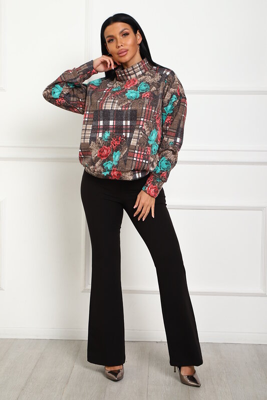 Натали Джемпер 577309 20689 коричневый