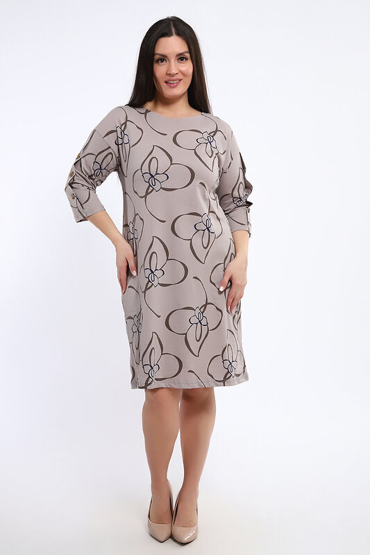 Натали Платье 577313 29022 шоколадный