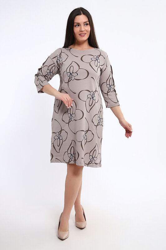 Натали Платье 577313 29022 шоколадный