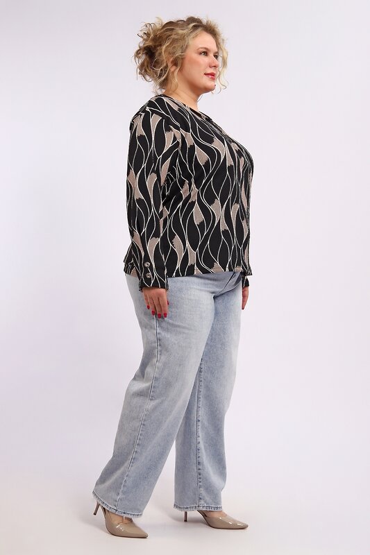 Натали Туника 577320 29021 черно-белый