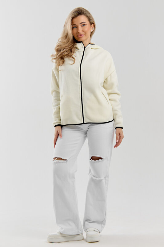 Натали Толстовка 577323 36991 молочный