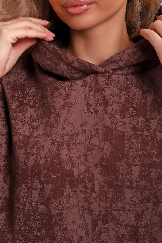 Натали Толстовка 577327 29019 коричневый