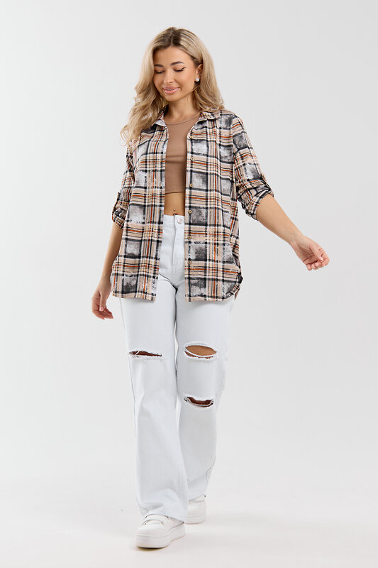 Натали Рубашка 577330 36989 оранжевый