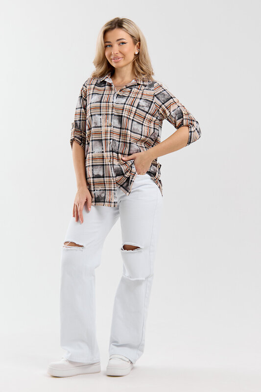 Натали Рубашка 577330 36989 оранжевый