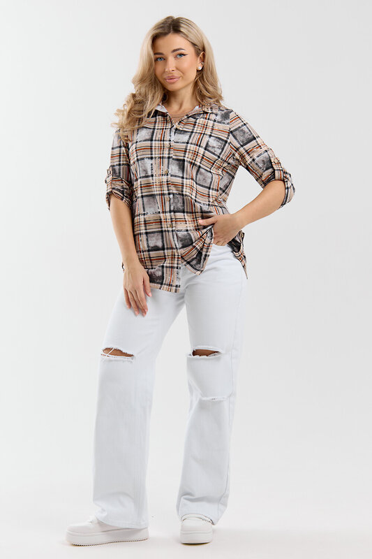 Натали Рубашка 577330 36989 оранжевый