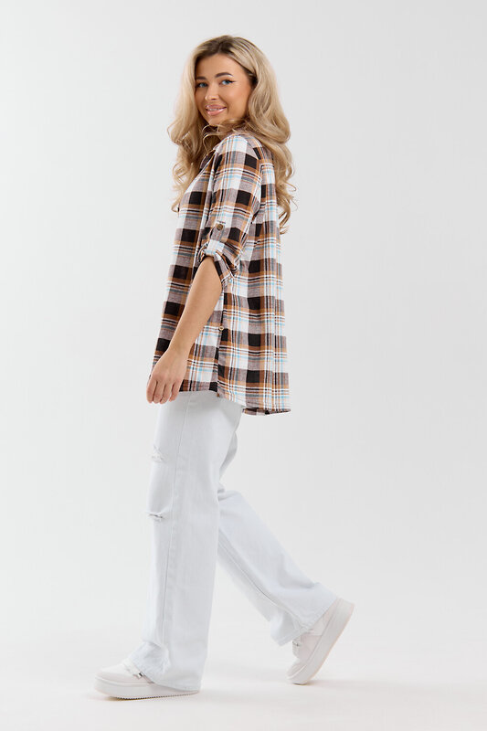 Натали Рубашка 577331 36988 коричневый