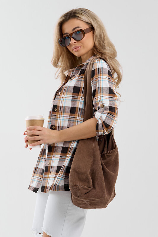 Натали Рубашка 577331 36988 коричневый