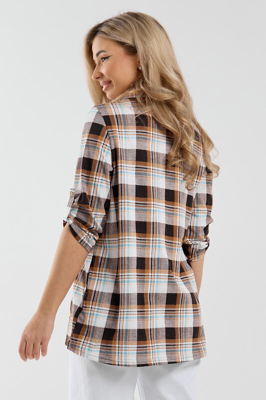 Натали Рубашка 577331 36988 коричневый