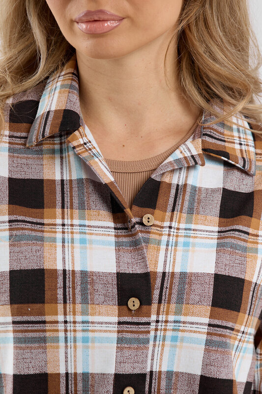 Натали Рубашка 577331 36988 коричневый