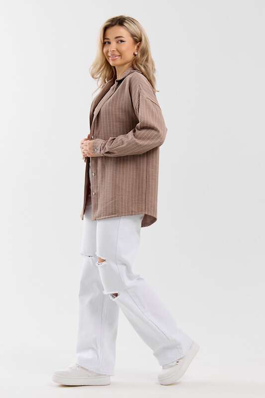 Натали Рубашка 577337 36987 коричневый