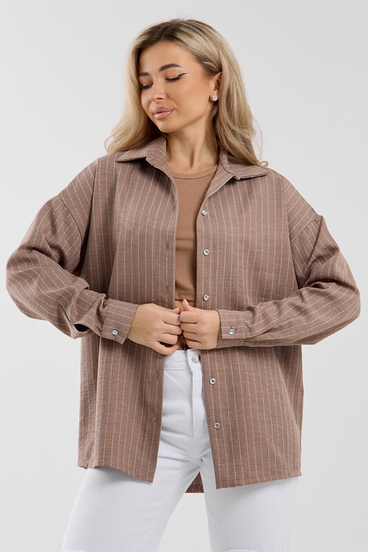 Натали Рубашка 577337 36987 коричневый