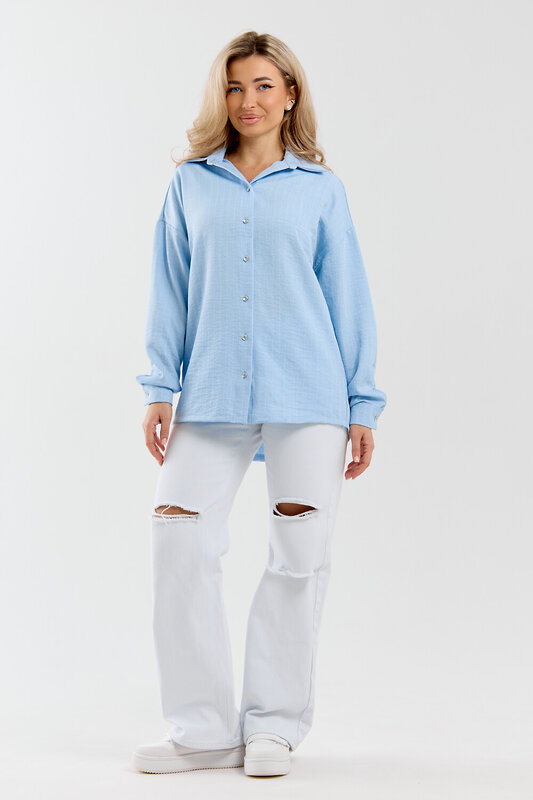 Натали Рубашка 577338 36987 голубой