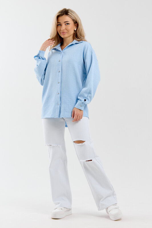 Натали Рубашка 577338 36987 голубой
