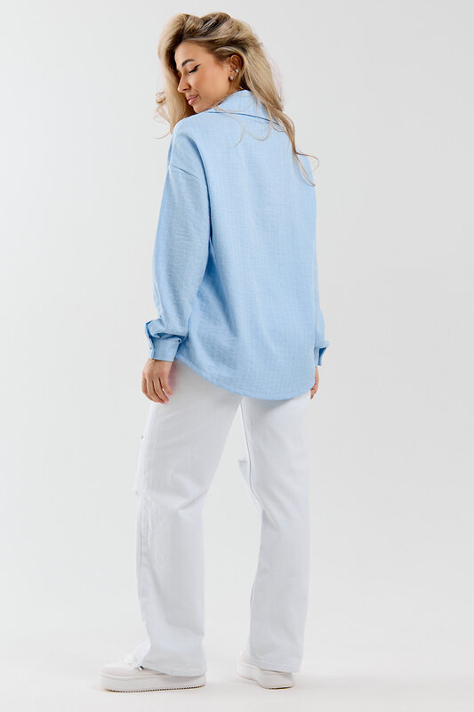 Натали Рубашка 577338 36987 голубой