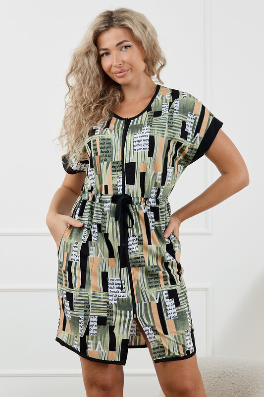 Натали Халат 577352 36984 зеленый