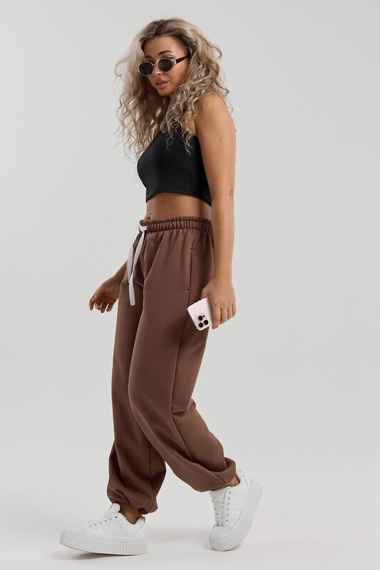 Натали Брюки 577360 36981 коричневый