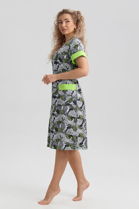 Натали Халат 577364 36980 серый