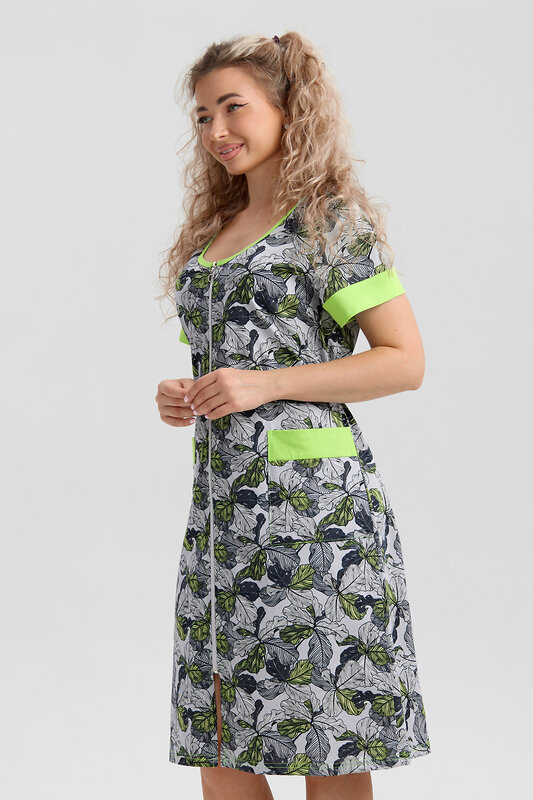 Натали Халат 577364 36980 серый