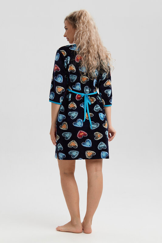 Натали Халат 577382 36974 темно-синий
