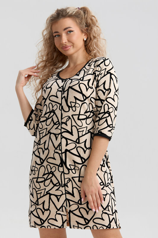 Натали Халат 577383 36973 молочный