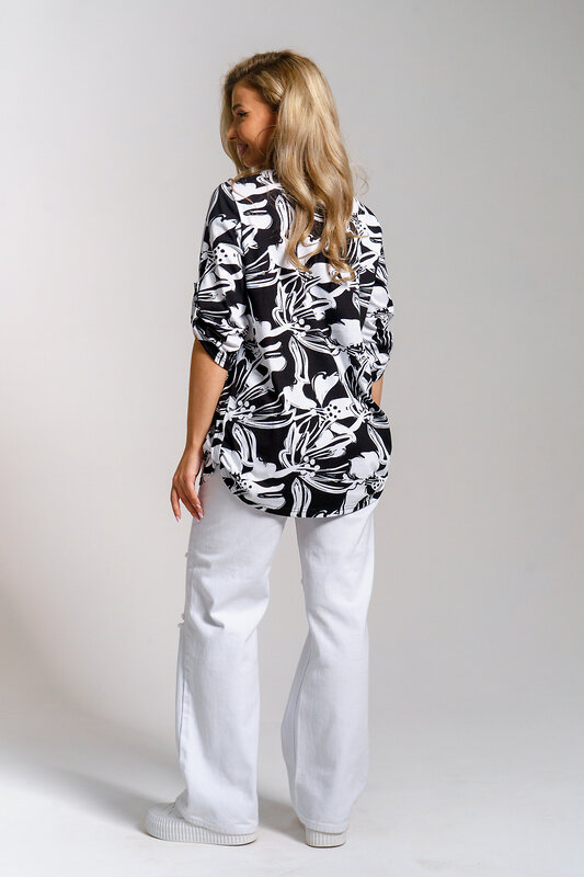 Натали Туника 577389 36970 черно-белый