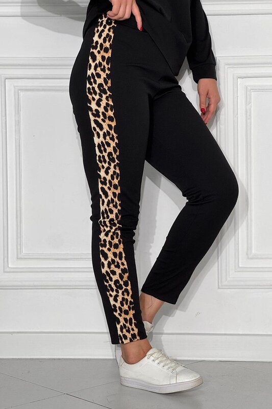 Натали Костюм 577390 Костюм женский Леопард черный+леопард
