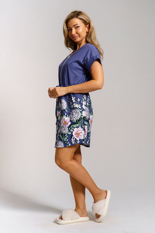 Натали Халат 577391 36969 синий