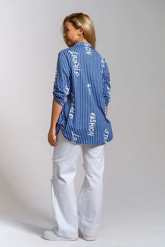 Натали Рубашка 577393 36967 синий