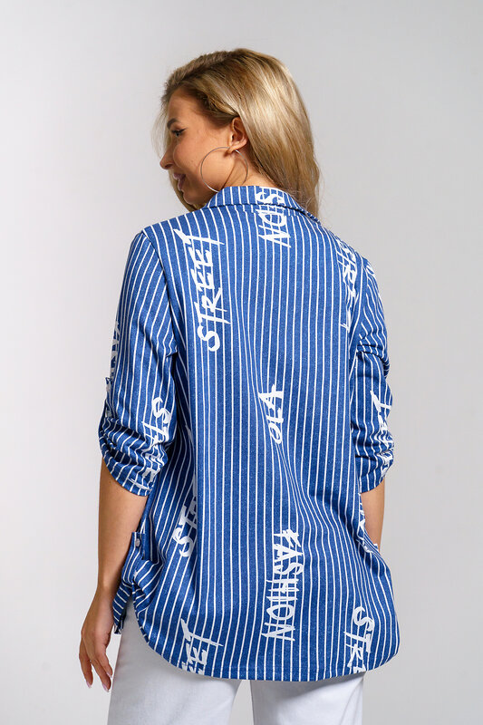 Натали Рубашка 577393 36967 синий