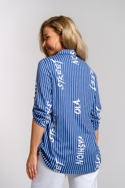 Натали Рубашка 577393 36967 синий