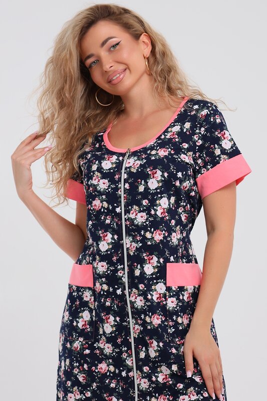 Натали Халат 577396 36965 темно-синий