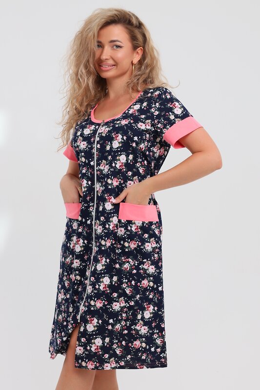 Натали Халат 577396 36965 темно-синий