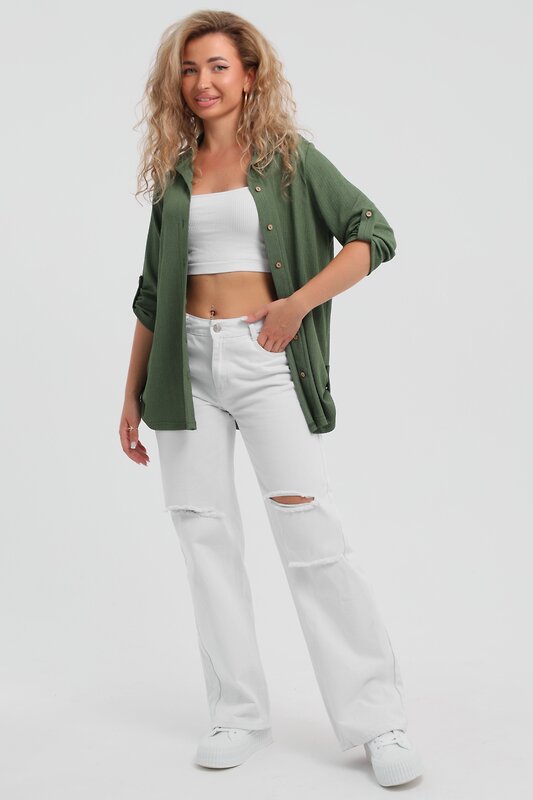 Натали Рубашка 577398 36963 хаки