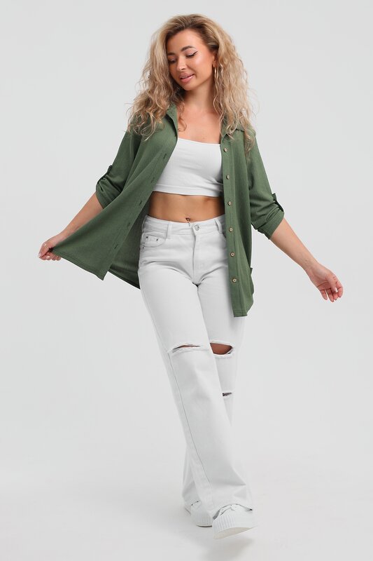 Натали Рубашка 577398 36963 хаки