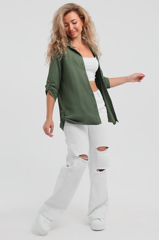 Натали Рубашка 577398 36963 хаки