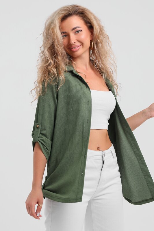 Натали Рубашка 577398 36963 хаки