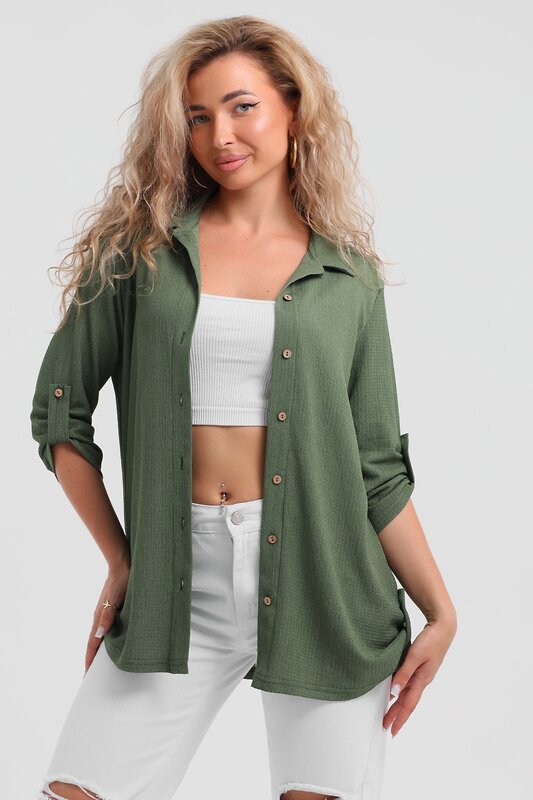 Натали Рубашка 577398 36963 хаки