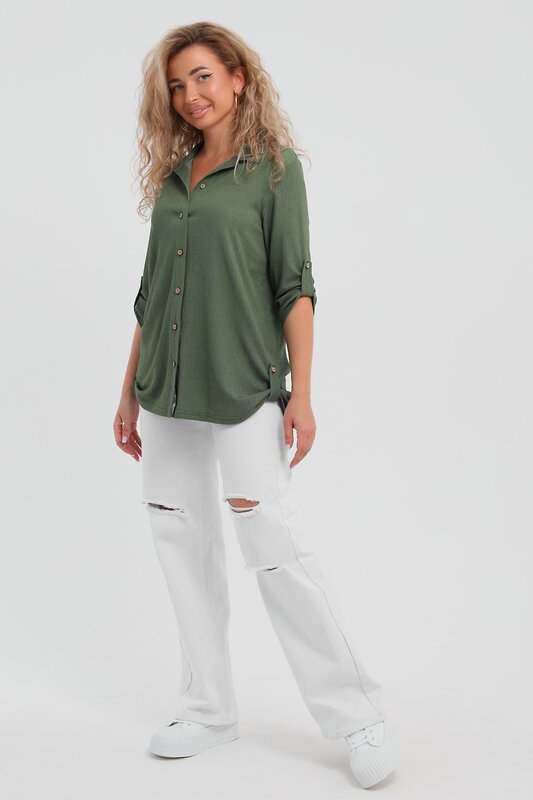 Натали Рубашка 577398 36963 хаки