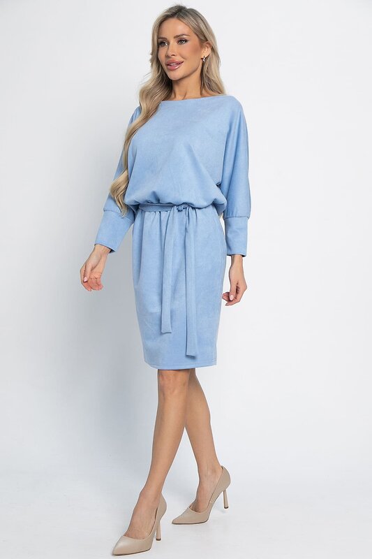 LT Collection Платье 577436 П15094-19М голубой