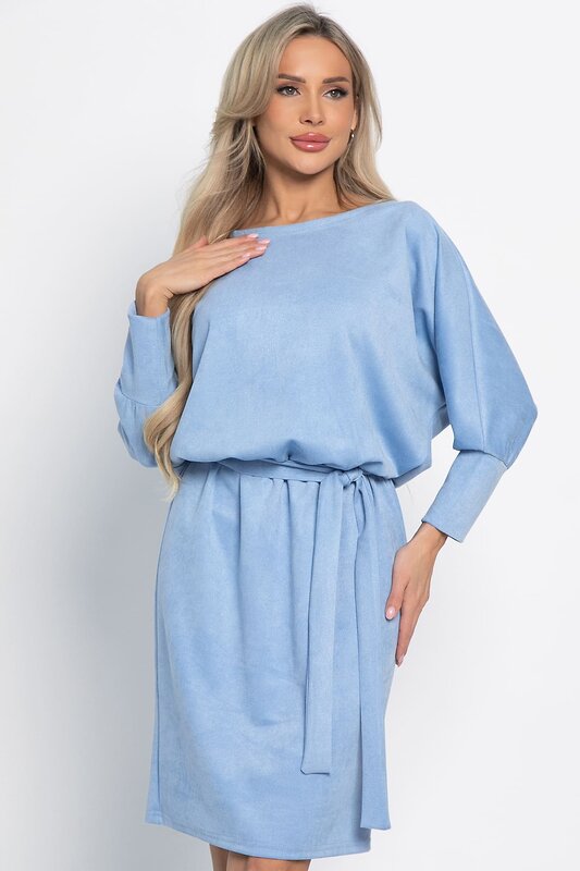 LT Collection Платье 577436 П15094-19М голубой
