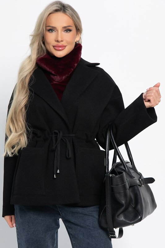 LT Collection Пальто 577439 Б15084-7М черный