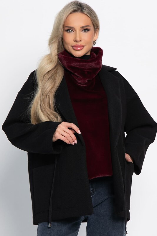 LT Collection Пальто 577439 Б15084-7М черный