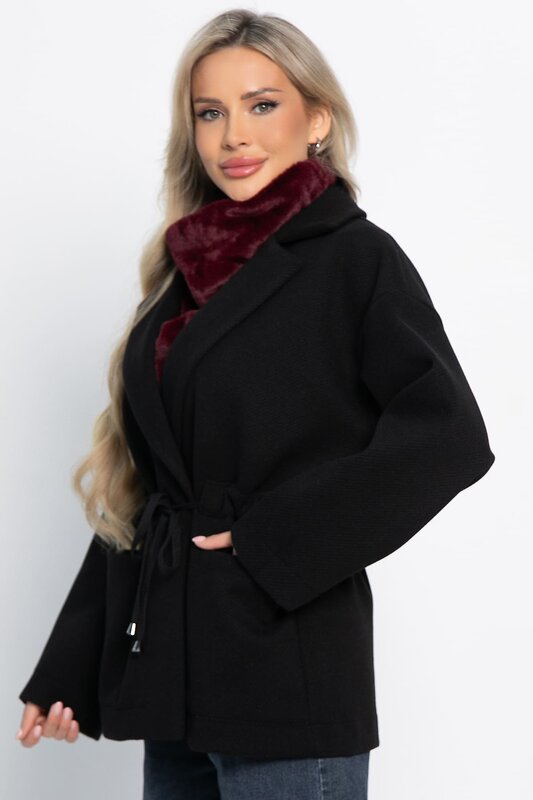 LT Collection Пальто 577439 Б15084-7М черный