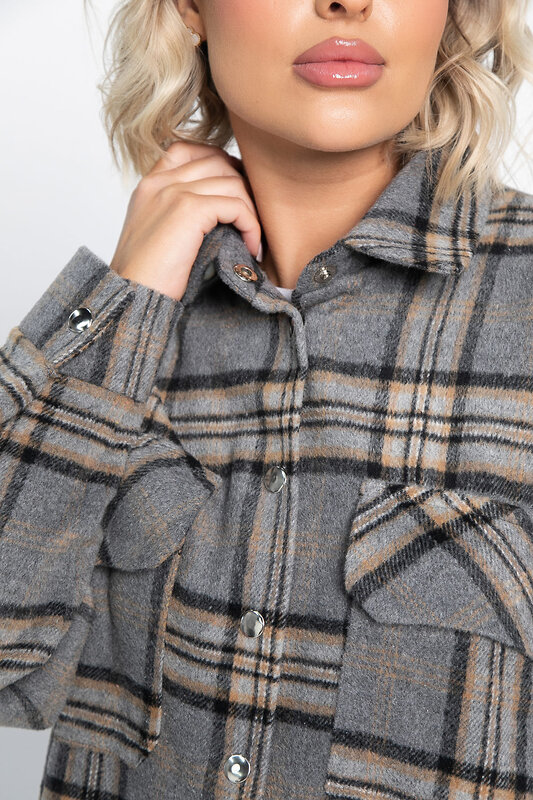 LT Collection Рубашка 577446 Б15041-5М серый